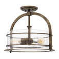 Quoizel  Coastal Semi flush 3 lights statuary QZL-TOS1715