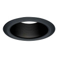 Halo 5102 5" Tapered Metal Baffle, White Self Flange Ring