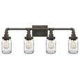 Quoizel QZL-SQR8604 Transitional Bath fixture 4 lgt