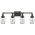 Quoizel Lighting SQR8604 Transitional Bath fixture 4 Light