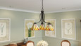 Quoizel Lighting TFAS5003 Transitional Chandelier tiffany valiant 3lt