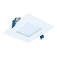 Halo HLB4SP 4-Inch LED Square Lens Recessed Downlight with Remote Driver - 600 Lumens, 5-CCT Selectable, Square Ceiling Cutout