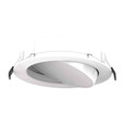 RAB Gimbal Wafer LED Recessed Light – 4"/6", 9W/12W, 650–950 Lumens, 5CCT Selectable, 120V, White