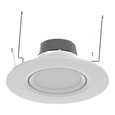 RAB 6" Adjustable LED Retrofit Downlight – 10W/11W, 900–1100 Lumens, 5CCT Selectable, 90 CRI, White