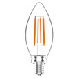 RAB B11 LED Filament Bulb – 5W, E12 Base, Clear Glass, 3000K/4000K