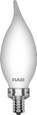 RAB BA11 Decorative LED Candelabra Bulb (5W–5W, 2700K, 90 CRI, Clear/Frosted Filament, E12/E26 Base)