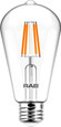 RAB ST19 LED Filament Bulb – 3W–5W, 2700K, E26 Base, Clear Glass