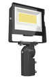 RAB X17 Field-Adjustable LED Floodlight (50W–105W, Selectable CCT 3000K–5000K, Slipfitter or Trunnion Mount)