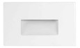 RAB FSLEDH 3W LED Horizontal Step Light (2700K, Recessed, Trimless Options, 120V)
