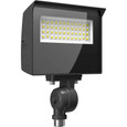 RAB X22 Adjustable-Power LED Flood Light (10W–35W, Multi-CCT 3000K–5000K, Knuckle/Yoke Mount, Built-In Photocell)