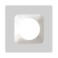 RAB HAT Series Color Trim for Modular Downlights (4″ & 6″, Round/Square, Smooth or Baffle)