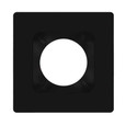 RAB HAT Series Color Trim for Modular Downlights (4″ & 6″, Round/Square, Smooth or Baffle)