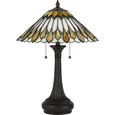 Quoizel  Traditional Table lamp tiffany 2 light vintage bronz QZL-TF5211