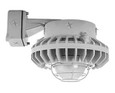 RAB HAZBLED26 26W LED Hazardous Location Wall Bracket Light (5000K, Clear/Frosted Globe or Flat Lens, Guard Options, Gray Finish)