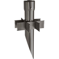 RAB Landscape Mighty Post LED Lighting System with Constant Current Driver (17" & 19" Heights, 2" & 5" Diameter Options)
