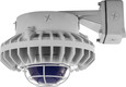 RAB HAZBLED80 80W LED Hazardous Location Wall Bracket Light (5000K, Clear/Frosted/Colored Globe or Flat Lens, Guard Options, Gray Finish)