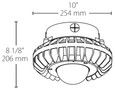 RAB HAZPLED26 26W LED Hazardous Location Wall Bracket Light (5000K, Clear/Frosted Globe or Flat Lens, Guard Options, Gray Finish)