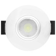 RAB Recessed Gimbal LED Downlight – 2"/5"/4", 6W–15W, 5CCT Selectable, 58° Beam, Round White