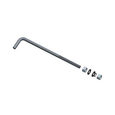 RAB Anchor Bolt Kit for 4" Round and Square Poles - 3/4" Diameter Bronze Hardware