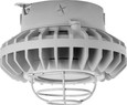RAB HAZXLED26 26W LED Hazardous Location Wall Bracket Light (5000K, Clear/Frosted Globe or Flat Lens, Guard Options, Gray Finish)