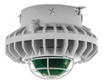 RAB HAZXLED42 42W LED Hazardous Location Wall Bracket Light (5000K, Clear/Frosted Globe or Flat Lens, Guard Options, Gray Finish)