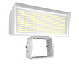 RAB FFLED Large LED Floodlight – Field-Adjustable or Fixed Wattage, 5000K, Slipfitter or Trunnion Mount, Bronze/White, 120–277V or 480V