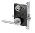 Schlage PM056 Grade 1 Entrance/Office with Automatic Unlocking Mortise Lock, Standard Cylinder - Neptune Lever