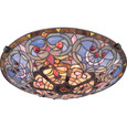Quoizel Lighting TF1805 Traditional Flush mount tiffany 16"d vintage