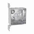 Eaton Crouse-Hinds 4" Square Outlet Boxes 30.3 Cubic Inch, UL Listed - Standard Boxes (1-1/2" Deep)