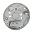 Crouse-Hinds 3-1/4" Round Ceiling Pan 4 Cubic Inch Capacity with Built-In Bottom Clamps