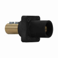 Eaton Crouse-Hinds Cam-Lok J Series E1016 Insulated Receptacle - Male - Up to 400A - Thermoplastic Elastomer (TPE)