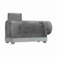 Eaton Crouse-Hinds Condulet OE Conduit Outlet Body with Cover, Feraloy Iron Alloy, LB shape