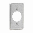 Eaton Crouse-Hinds Utility Box Cover, Steel, UL Listed