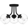 Quoizel Lighting QSF5613 Modern Semi-Flush 3-Lights