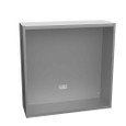 Milbank Steel Screw Cover Type 1 With Teardrop Slots Mounting Holes In Back