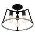 Quoizel  Farmhouse Semi flush 3 lights QZL-TPT1716