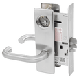Corbin Russwin ML2054 Single Cylinder Entry Mortise Lock with Wrought Lustra Lever, Less Cylinder