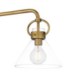 Quoizel Lighting WBS136 Traditional Linear chandelier 3 lights weathered br