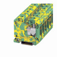 Eaton XB IEC Terminal Block Screw Connection Single Level Ground Block Green/Yellow 10 AWG Maximum Wire