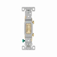 Eaton Toggle Switch Single-Pole 15A 120V Residential Flush Mount Ivory