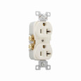 Eaton Commercial Specification Grade Duplex Receptacle 20A 125V Side Wire Light Almond