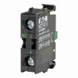 Eaton Pushbutton Contact Block 22.5mm Front Mount Screw Terminal NC M22-K 10Series Black Button IP66