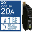 Schneider QOB Bolt-On Circuit Breakers — 1-Pole, 10–70A