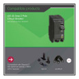Schneider QO Series Plug-On Miniature Circuit Breakers — 2-Pole, 10–200A Thermal-Magnetic