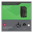 Schneider QO Series Plug-On Miniature Circuit Breakers — 2-Pole, 10–200A Thermal-Magnetic