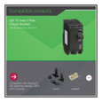 Schneider QO Series Plug-On Miniature Circuit Breakers — 2-Pole, 10–200A Thermal-Magnetic