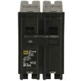 Schneider HOM Plug-On Circuit Breakers — 2-Pole, 15–200A