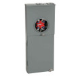 Schneider Meter Mains, Homeline, CSED, Rngless sSocket, 200A, Surface Mount, Maximum 8 Spaces, 16 Circuits
