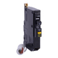 Schneider Mini Circuit Breaker, QO, 1 Pole, 120VAC, 10kA, Bolt On, 6mA grd Fault A, Pigtail [TAA]