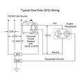 Schneider Mini Circuit Breaker, QO, 1 Pole, 120VAC, 10kA, Bolt On, 6mA grd Fault A, Pigtail [TAA]
